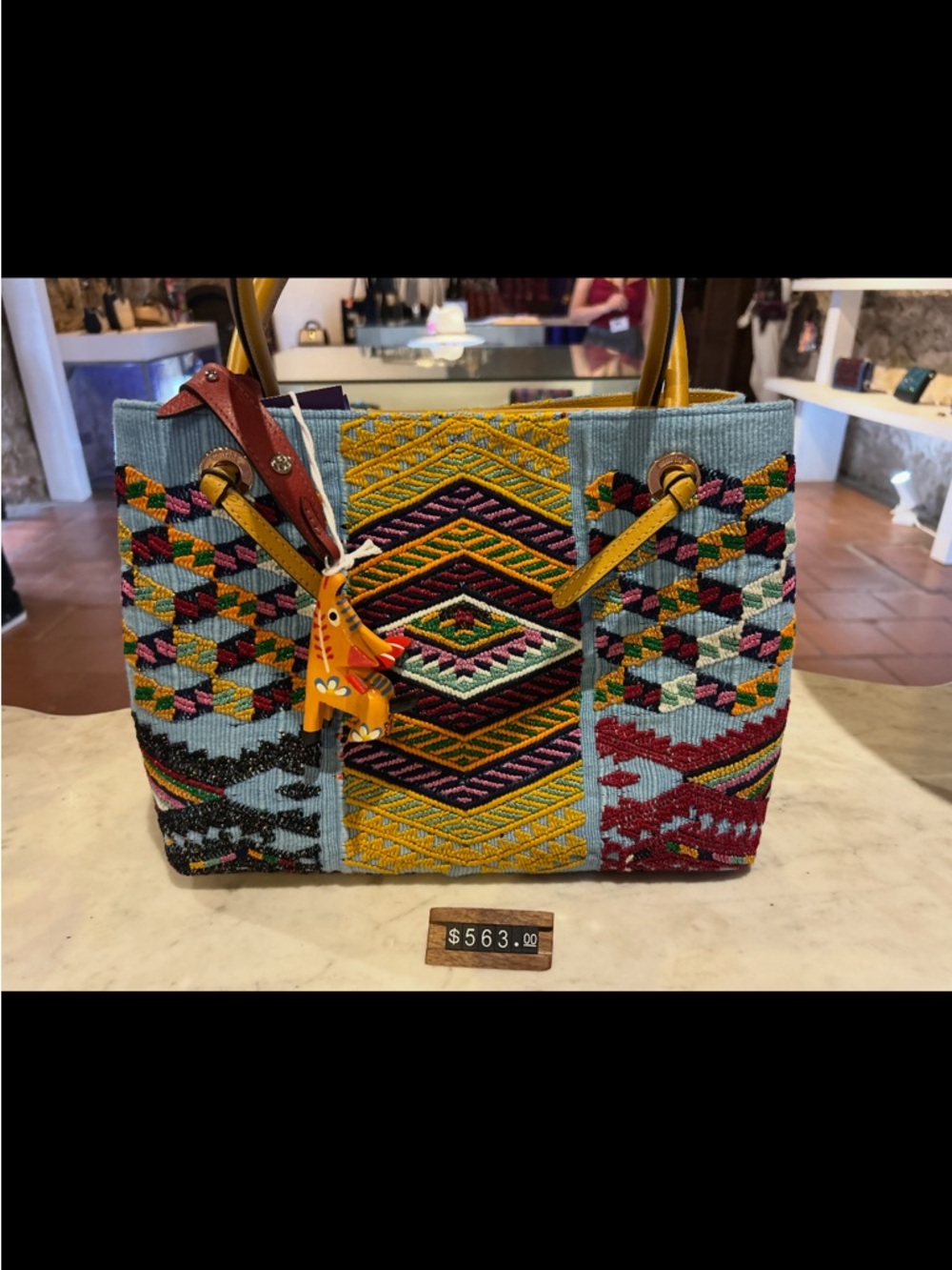 MARIAS Embroidered Handbag